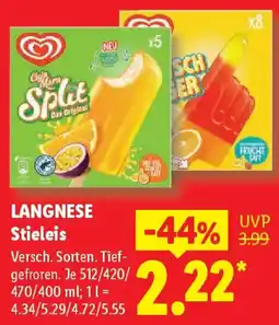Lidl LANGNESE Stieleis Angebot