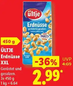 Lidl ÜLTJE Erdnüsse XXL Angebot