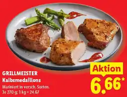 Lidl GRILLMEISTER Kalbsmedaillons Angebot