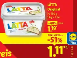 Lidl LÄTTA Original Angebot