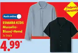 Lidl ESMARA KIDS Musselin Bluse/-Hemd Angebot