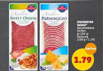 PENNY Stockmeyer Salami 150g Angebot