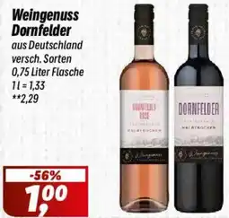 Simmel Weingenuss Dornfelder Angebot