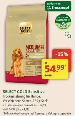 Fressnapf SELECT GOLD Sensitive Angebot