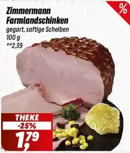 Simmel Zimmermann Farmlandschinken Angebot
