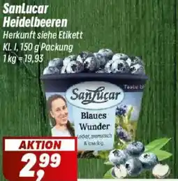 Simmel SanLucar Heidelbeeren Angebot