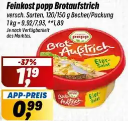 Simmel Feinkost popp Brotaufstrich Angebot