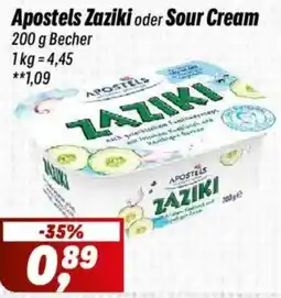 Simmel Apostels Zaziki oder Sour Cream Angebot