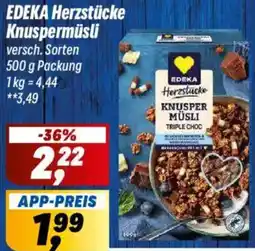 Simmel EDEKA Herzstücke Knuspermüsli Angebot