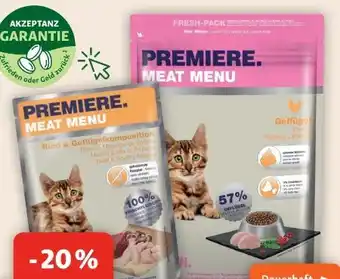 Fressnapf Premiere Tierbedarf Meat Menu Angebot