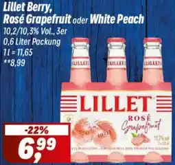 Simmel Lillet Berry, Rosé Grapefruit oder White Peach Angebot