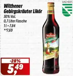 Simmel Wilthener Gebirgskräuter Likör Angebot