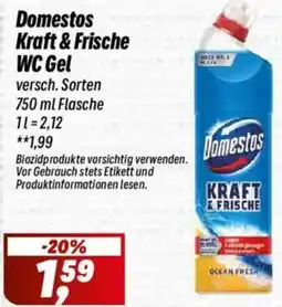 Simmel Domestos Kraft & Frische WC Gel Angebot