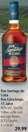 CITTI Markt Ron Santiago de Cuba Ron Extra Añejo, 11 Jahre Angebot
