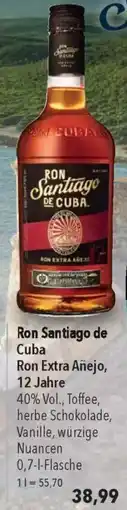 CITTI Markt Ron Santiago de Cuba Ron Extra Añejo, 12 Jahre Angebot