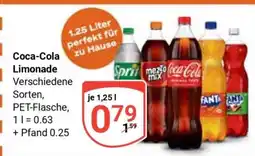 Globus Coca-Cola Limonade Angebot