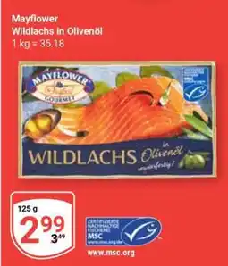 Globus Mayflower Wildlachs in Olivenöl Angebot