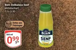 Globus Born Delikatess Senf Angebot