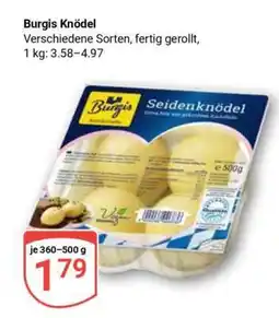 Globus Burgis Knödel Angebot