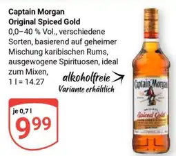 Globus Captain Morgan Original Spiced Gold Angebot