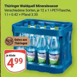 Globus Thüringer Waldquell Mineralwasser Angebot