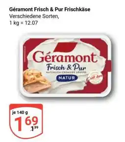 Globus Géramont Frisch & Pur Frischkäse Angebot