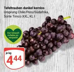 Globus Tafeltrauben dunkel kernlos Angebot