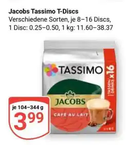 Globus Jacobs Tassimo T-Discs Angebot