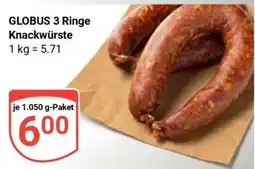Globus GLOBUS 3 Ringe Knackwürste Angebot