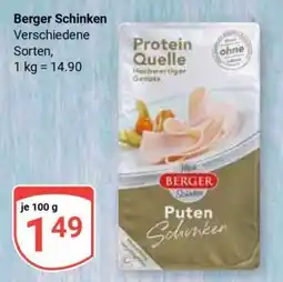 Globus Berger Schinken Angebot