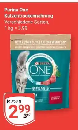 Globus Purina One Katzentrockenahrung Angebot
