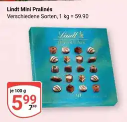 Globus Lindt Mini Pralinés Angebot