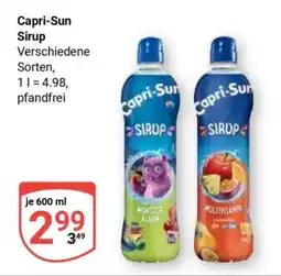 Globus CAPRI-SUN Sirup Angebot