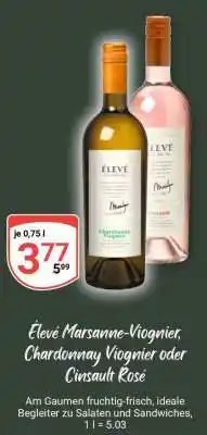 Globus Élevé Marsanne-Viognier, Chardonnay Viognier oder Cinsault Rosé Angebot