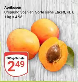 Globus Aprikosen Angebot