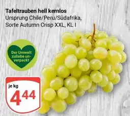 Globus Tafeltrauben hell kernlos Angebot