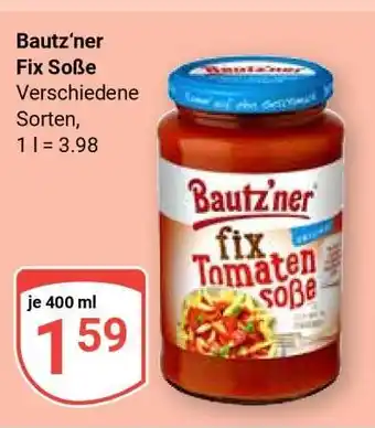 Globus Bautz’ner Fix Soße Angebot
