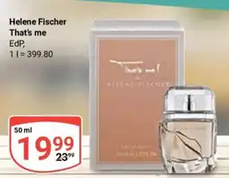 Globus Helene Fischer That's me Angebot