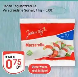 Globus Jeden Tag Mozzarella Angebot