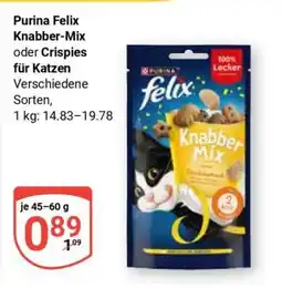 Globus Purina Felix Knabber-Mix Angebot