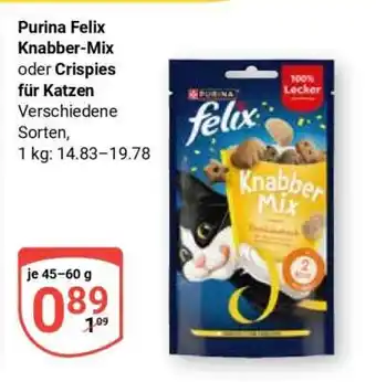 Globus Purina Felix Knabber-Mix Angebot