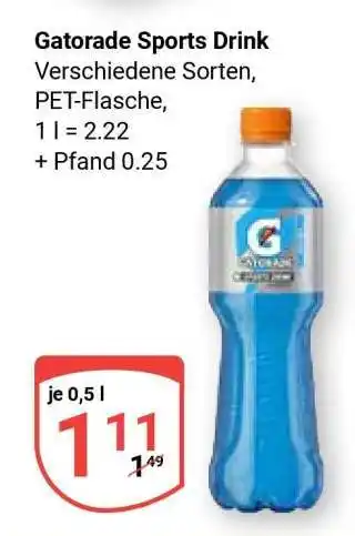 Globus Gatorade Sports Drink Angebot