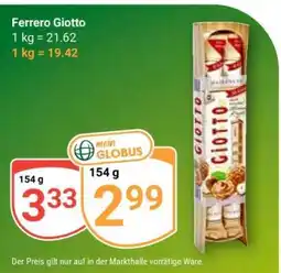 Globus Ferrero Giotto Angebot