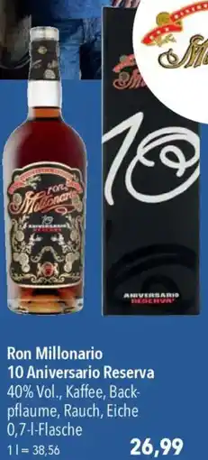 CITTI Markt Ron Millonario 10 Aniversario Reserva Angebot