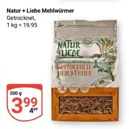 Globus Natur + Liebe Mehlwürmer Angebot