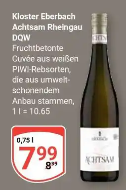 Globus Kloster Eberbach Achtsam Rheingau DQW Angebot