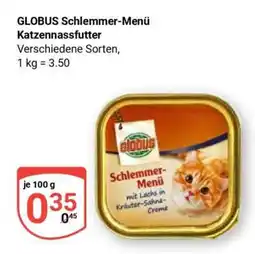 Globus GLOBUS Schlemmer-Menü Katzennassfutter Angebot
