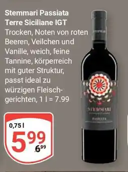 Globus Stemmari Passiata Terre Siciliane IGT Angebot