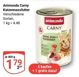 Globus animonda Carny Katzennassfutter Angebot