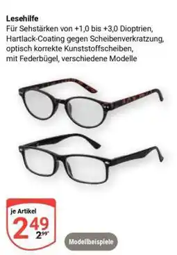 Globus Lesehilfe Angebot